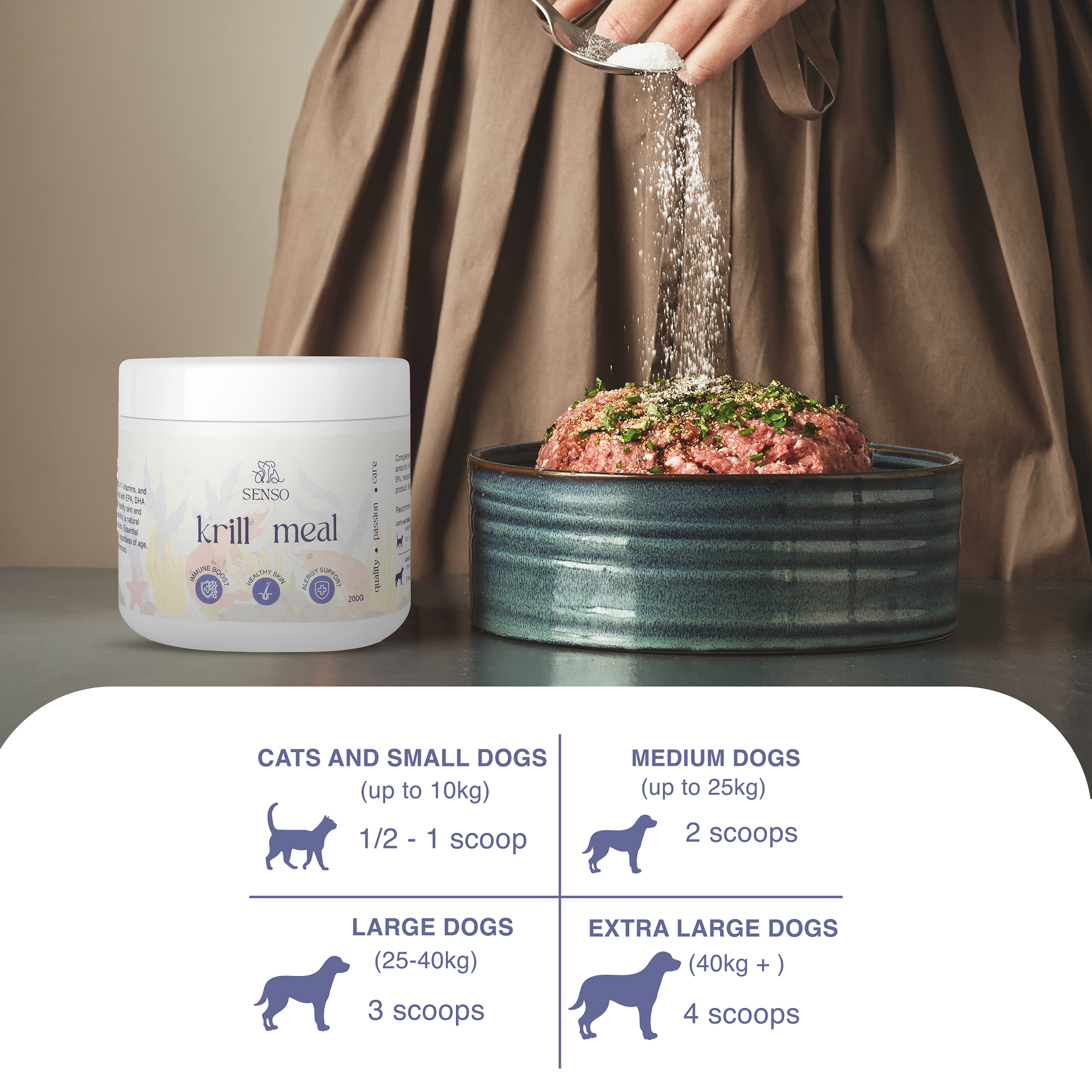 Antarctic Krill Meal sensopet.co.uk